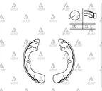 FREN BALATA APPLAUSE / SWIFT 1988-2005 - 2006 4X4 / LIANA / JUSTY / BALENO PABUÇ ARKA 04495 87707