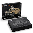 C61036W CADA Humvee Arazi Aracı Blok Set BLOCK OYUNCAK