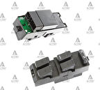 DÜĞME CAM AÇMA 323 1990-1995 ÖN SOL ÇERÇEVESİZ BS06 66 350A B