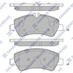 ARKA FREN BALATA FORD TOURNEO CUSTOM. TRANSIT CUSTOM 2.2L TDCI 12- KABLOSUZ MEBK2J2M008AA BK212M008AC BK212M008