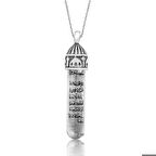 Gümüş Zemzem Sulu Cevşen Kolye