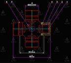 İSTAVROZ MAFSAL (ŞAFT) CANTER 304 / 444 / L-200 2002-2005 4104 ARKA (85MM 10 30MM İÇTEN SEGMAN) GUM 93