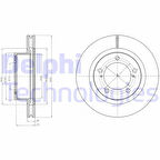 FREN DİSKİ TEKLİ PAKET . DELİKLİ ÖN TOYOTA LANDCRUISER 01/2008  4351260180