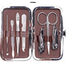 7 Parça Paslanmaz Çelik Manikür ve Pedikür Seti