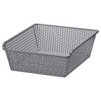 Tel sepet, koyu gri, 50x58 cm
