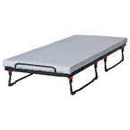 Misafir yatağı, siyah, 80x193 cm