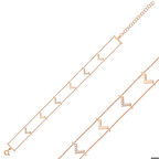 Gümüş Rose V Kadın Bileklik