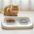 Mikopet Gri 2'si 1 Arada Mama Ve Su Kabı