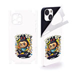 Apple İphone 15 pro için full kaplama koruma sticker kılıfsız kullanım çizilme önleyici LABUBU