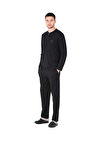 D'S Damat 221001 Uzun Kol Pijama Takımı - Siyah - L