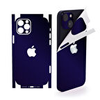 Apple İphone 13 pro full kaplama koruma sticker kılıfsız kullanım çizilme önleyici DERİN MAVİ