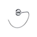 BUFFER® Paslanmaz Metal Dekoratif Havluluk Havlu Tutacağı Gümüş Renk