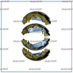 FREN BALATA STAREX 2002-2008 PABUÇ ARKA (OEM TİP) 58305 4AA30
