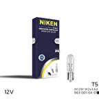 NIKEN T5 MINYATUR AMPUL W1.2W W2X4.6D 125 10LU (10 ADET)