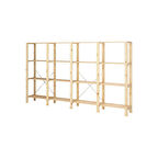 Raf ünitesi, çam, 307x31x171 cm