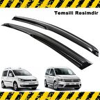 VW CADDY Mügen Cam Rüzgarlığı 2003 - 2020 Arası ÖN İKİ KAPI 2 Li SET