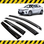 Kia Rio HB Mügen Cam Rüzgarlığı 2016 Sonrası Son Kasa 4 Lü SET