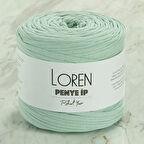 Loren Penye Kumaş El Örgü İpi Açık Yeşil - 76 - 33496