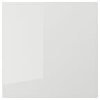 Kapak, parlak cila açık gri, 60x60 cm