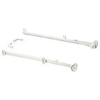 Gardırop içi sepet rayı, beyaz, 55 cm, 2 adet