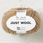 La Mia Just Wool Açık Kahverengi El Örgü İpi - LT014 - 33830