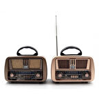 Klasik Taşınabilir Model Nostaljik Radyo 