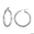 Gümüş 3 mm Burgu Şarnel Küpe