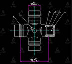 İSTAVROZ MAFSAL (ŞAFT) L-200 2006 4X2 / 4X4 (101MM 10 30MM İÇTEN SEGMAN) GUM 99