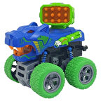 Sürtmeli Dinazor Araçlar - Sesli ve Işıklı - D500-19 - Lacivert