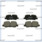 FREN BALATA RANGE ROVER 3 2002-2012 / DISCOVERY TAA 2004-2010 / DISCOVERY 4 2010 ARKA LR015519