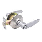 Vectis Kollu Topuzlu Kilit - Amerikan Tipi Otel Kilidi - Saten (Eski Topuzlu Kilit Yerine Uyumlu)