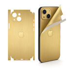 Apple İphone 14 pro max full kaplama koruma sticker kılıfsız kullanım çizilme önleyici GOLD