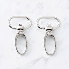 Loren 2,5x4 cm 2 li Makrome Anahtarlık Kancası