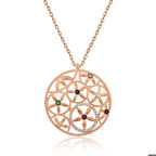 ​​​Gümüş Yaşam Çiçeği Kolye