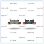 FREN BALATA PORSCHE 2010 CAYENNE / TOUAREG 2010 3.0 TDI-3.0 TSI ARKA 95835293950