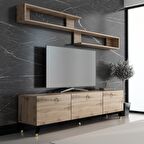 MOBİLYA GEZEGENİ LİYA TV ÜNİTESİ 150 CM ÇIRAĞAN GOLD