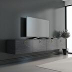 MOBİLYA GEZEGENİ HAMPER TV ÜNİTESİ BENDIR MERMER 180 CM