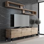 MOBİLYA GEZEGENİ LİYA TV ÜNİTESİ 150 CM ÇIRAĞAN GÜMÜŞ