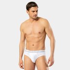 Cacharel Erkek Likrali Bantli Slip 1311/Beyaz