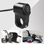 Universal Motosiklet Açma Kapama Düğmesi Gidon Bağlantılı Aç Kapa Tuşu