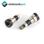 Banana Dişi Jak 4mm Siyah - Female Jack Yüksek Kalite