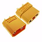 XT90 Konnektör Soket Seti (Erkek + Dişi) Li-Po Pil Batarya