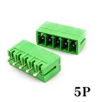 Geçmeli Klemens 5 Pin 3.81mm Erkek 180 Derece