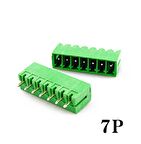 Geçmeli Klemens 7 Pin 3.81mm Erkek 180 Derece