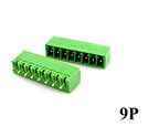 Geçmeli Klemens 9 Pin 3.81mm Erkek 180 Derece