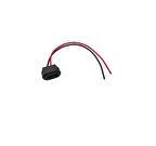 USB Type-C Konnektör Siyah Jack Dişi Type-C Kablolu