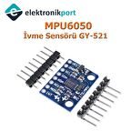MPU6050 İvme Sensörü GY-521 6 Eksen Eğim Gyro Jiroskop Modülü