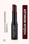 Flormar Yarı Parlak Stick Ruj- Creamy Stylo Lipstick -011 Bordeaux- 8682536013710