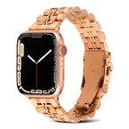 ​​​Apple Watch 7 45mm Şeritli Katlamalı Metal Kordon KRD54
