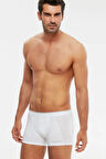 Erkek Penye Modal Boxer 6 Lı 2beyaz-2gri-2laci S-2xl